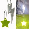 Moeagel Reflective Pendant, Reflective Keychain, Star, Lightning, 2 Types, Reflective