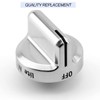 Funmit 5304502763 Range Control Knob Replacement for Frigidaire Stove Replaces
