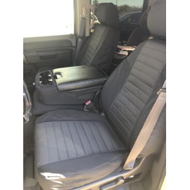 Durafit Seat Covers, C1134-X1 Black 2010-2013 Chevy Silverado, Tahoe, Avalanche and GMC Sierra LT 40/20/40 with Opening Center Console with 2 Opening Lids (Side Impact Airbag Version).