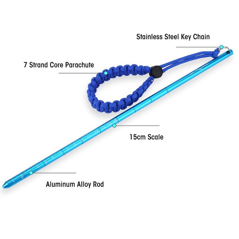 Diving Pointer Stick Aluminum Alloy Scuba Diving Noise Maker Stick