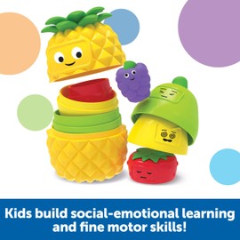 Figurine matriosca a Forma di Frutta per Esprimere i Sentimenti, 9 Pezzi, Mesi, Giocattoli Socio-emotivi per Bambini, Giocattoli sensoriali, Materiali per la logopedia, 18 Mesi +