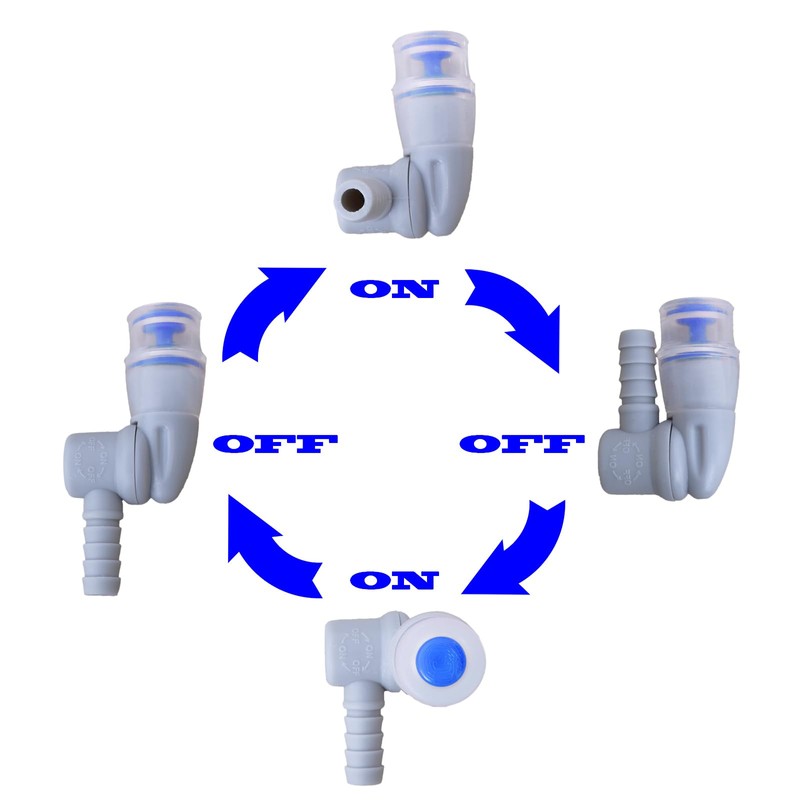 JMTEEA Hydration Bladder Bite Valve Replacement Mouthpiece Fit for Any