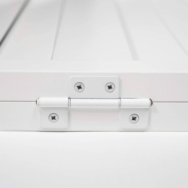 Kimberly Bay Bi-fold Traditional Four Panel White (28 in. Wide