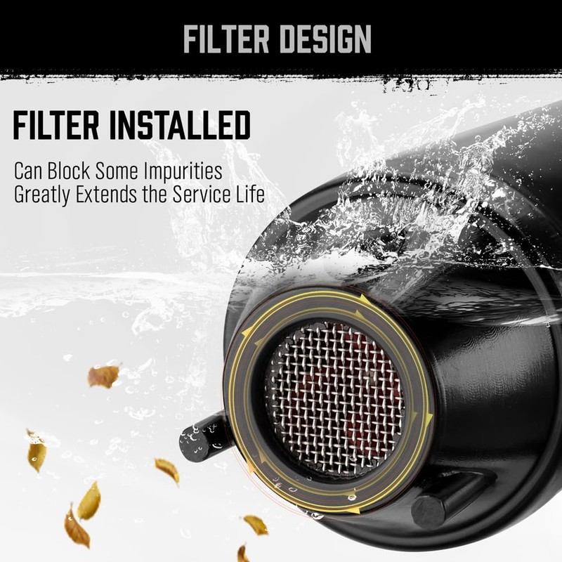 HORUSDY Electric Fuel Transfer Pump Battery Operated – 2.2 GPM