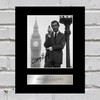 George Lazenby Signed Photo Display James Bond 007
