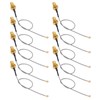 10PCS Coaxial Adapter Cable IPEX to SMA Male Interface RF