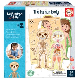 Educa 18842 Learning is Fun, The Human Body, Educational Game for Children from 4 Years