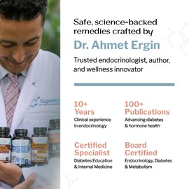 SugarMD GLUXION 3X Strength Formula | Advanced Botanical & Nutrient Blend for Spike Control| Vegan, Non-GMO, 180 Capsules