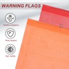 sourcing map Safety Flags for Trailer, 18x18" Warning Safety Flag