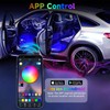 GZ5CG Car Interior Ambient Lights Multicolor Under Dash Footwell Atmosphere