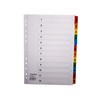 Exacompta Guildhall Multi-Coloured Dividers, 12 Part