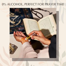 Generic Rose Attar Oil|Arabic Perfume Oils for Men and Women|100% Pure Ittar Roll On Perfume,Oud Oil,Woody Oudh Perfume|Eid,Ramadan,Umrah Gifts,Non Alcoholic&Vegan Islamic Fragrances