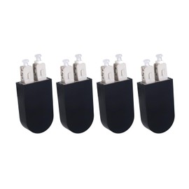 fyboptwu - 4 pcs SC Fiber Optic Loopback Adapter Tester ​Multimode UPC SC Loopback Plug Standard Duplex SC Connector Loopback Adapter/Test Plug for Testing Applications