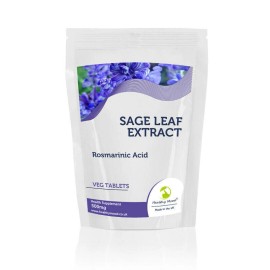 Healthy Mood Sage Leaf Extract 500mg Tablets - 500 Tablets Refill Pack