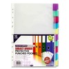 Premier Stationery H2755906 Premier Depot A4 Punched Pocket with Divider