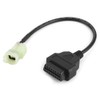 OBD2 Cable Connector, Motorcycle 4 Pin Diagnostic Cable Adapter, OBDII