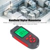 Digital Manometer ABS Shell Handheld High Accuracy HD Display Screen