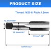 Litoexpe 2 Pcs M20 x 1.5 Metric Hand Tap, Right