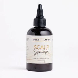 Scalp Stimulator Hair Growth Oil – Lightweight Rosemary & Mint Blend for Thicker, Fuller Hair, Hair Regrowth & Nourishment, All Hair Types