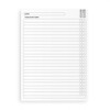 New Range! to Do List Notebook A6 (Light Grey)