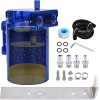 SPEEDWOW Universal Oil Catch Can Tank Filter Baffled With Hose