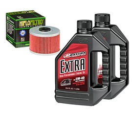 RAD Powersports Oil And Filter Change Kit For Kawasaki 2013 KFX 450R Synthetic 5W-40
