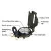 AIMALL Metal Compass DC45-2A with Magnifying Glass Portable Army Green