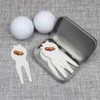 Azeeda 'Verspielter Roter Panda' Golf Divot Werkzeug Geschenkset (GO00066357)