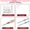 12 Pcs Punch Needle Kit, Embroidery Punch Needle Tool Wooden
