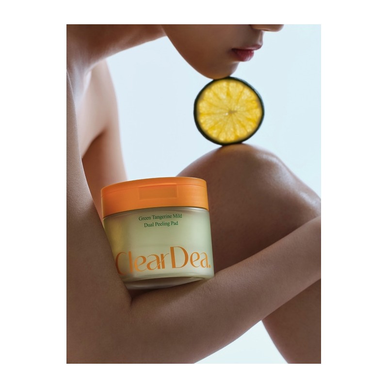 Green Tangerine Mild Dual Peeling Pads 50ea + (Free) Toner