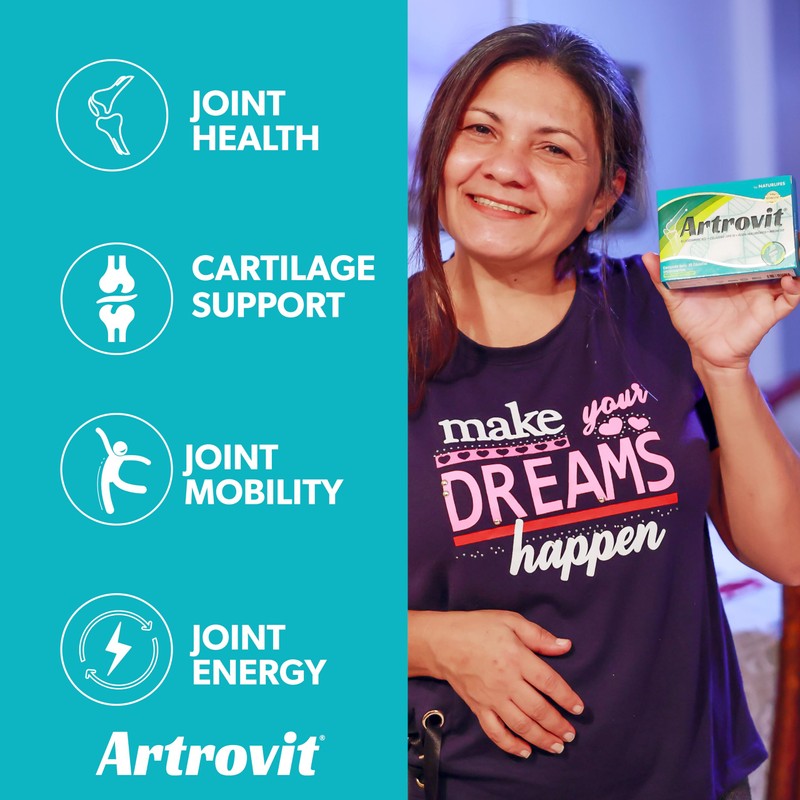 ARTROVIT x 30 caps.- Healthy Joints-Highest Potency 95%-Acid hyaluronic-Collagen-