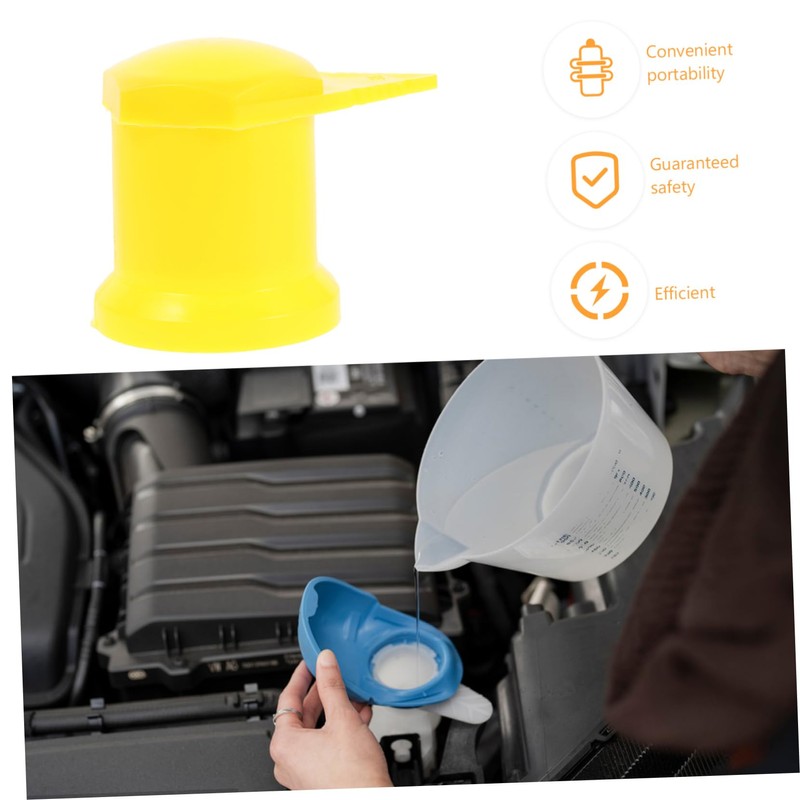 ABOOFAN 8pcs Durable Plastic Wheel Lug Nut Covers Visual Indicator