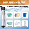 YEBEICO Calentador De Agua De Inmersión Con Termómetro Digital Lcd