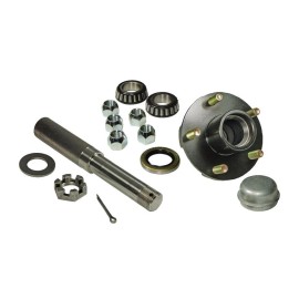 Rigid Hitch 5-Bolt On 4-1/2" Hub Assembly W/ 1-1/16" Straight Spindle & Bearings RD-2200545