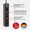 Brennenstuhl Super-Solid Power Strip, black, 1153250000