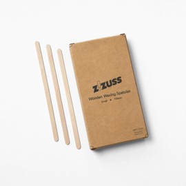 ZIZUSS Wooden Waxing Sticks for Hard Wax Small, 100pcs - Best for Eyebrows | Small Wax Sticks for Hair Removal | Popsicle Sticks for Waxing | Wax Applicator Sticks