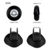 LBTOEM 50mm Set of 4 Luggage Suitcase Replacement Wheels Rubber