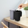 Goaste 12 Pack Mini Desk Trash Can, 22 OZ Tiny