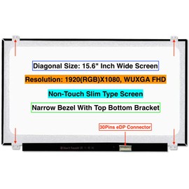 EM EMAJOR TECH New Screen Replacement for Acer Aspire AN515-42-R5ED 1920X1080 FHD Non-Touch LCD LED Display with Tools