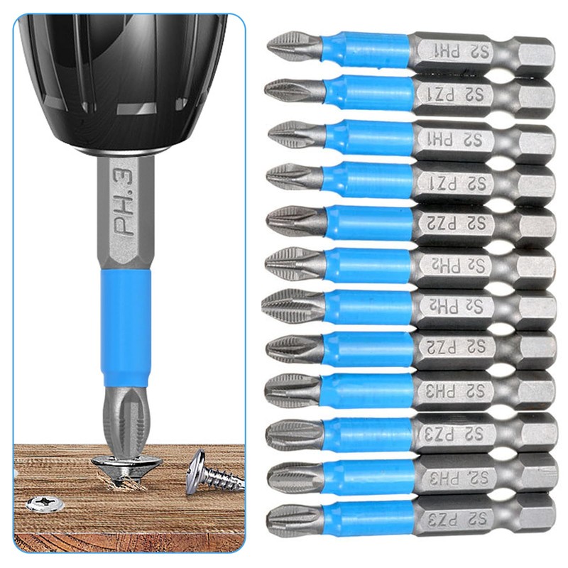 12 Pcs Screwdriver Bit Set, Magnetic Screw Driver Power Drill