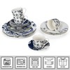 STP GOODS Bone China Dinnerware Set of 20 for 4