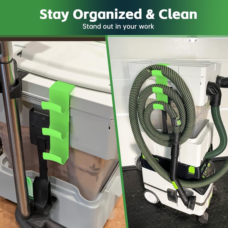 3D-Printed Dust Extractor Hose Holder - Compatible with Festool Cyclone