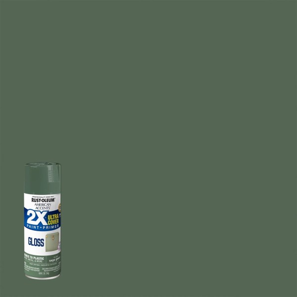 Unbranded Sage Green Rust-Oleum American Accents 2X Ultra Gloss Spray