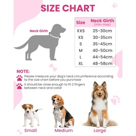 Kaka Mall Adjustable, Breathable, Reflective Nylon Dog Collar