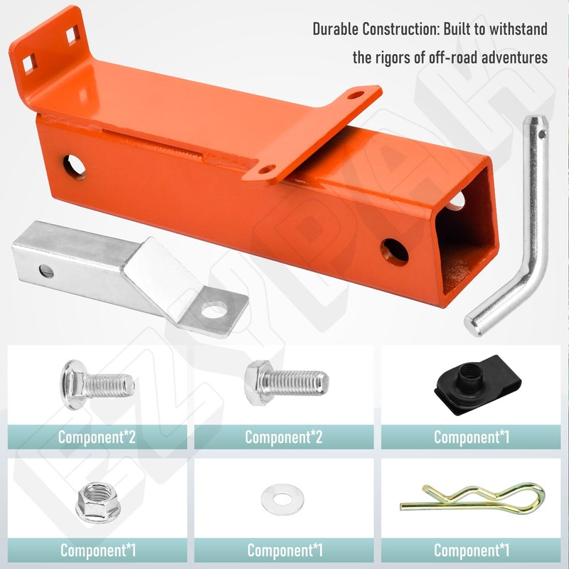 2" Rear Hitch 093-1129-00 Compatible with Bad Boy Rebels &