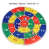 Dart Board for Kids LED Lighting Foldable Flannel Dart Board