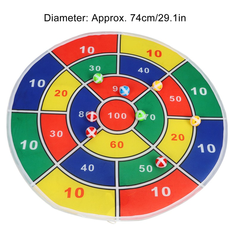 Dart Board for Kids LED Lighting Foldable Flannel Dart Board