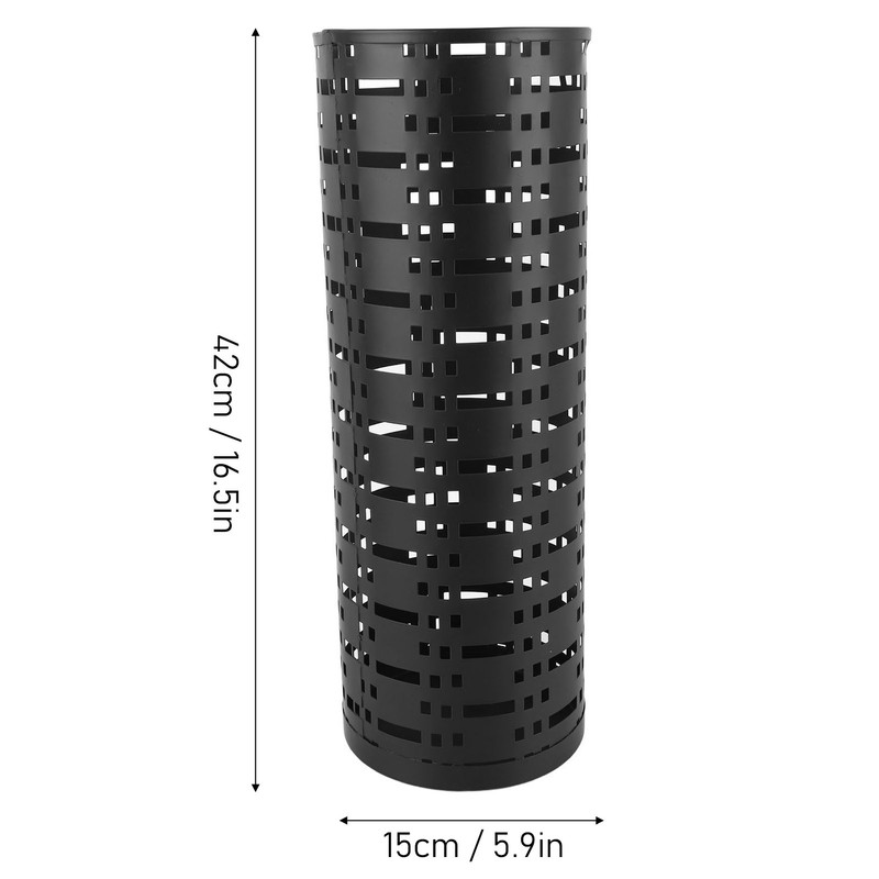 Umbrella Holder Rustproof Waterproof Space Saving Fashionable Hollow Round Metal