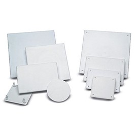 Lid for recessed box, with screws, 250 x 250 mm, white