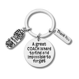 Cross Country Coach Keychain, Running Coach Gifts, Great Coach is Hard to Find Coach Keychain, Running Coach Gift